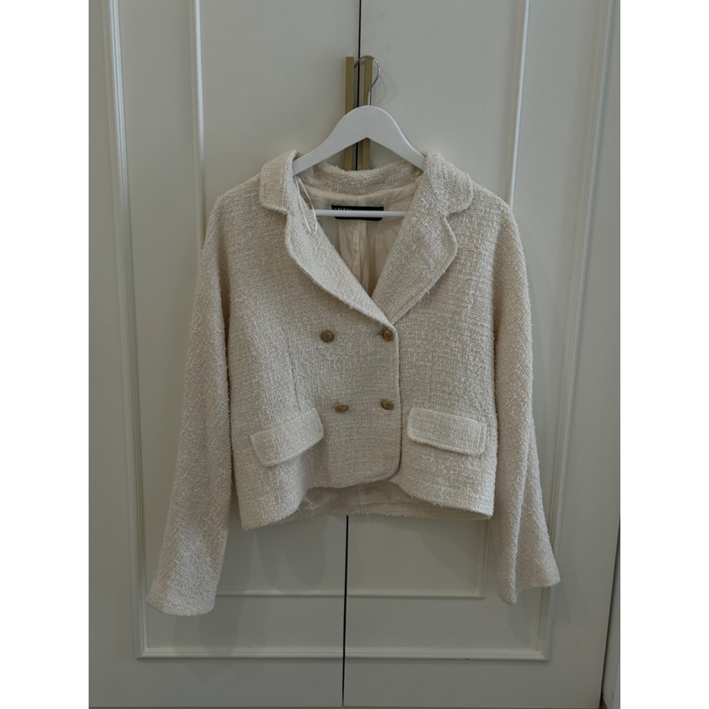 Zara blazer tweed