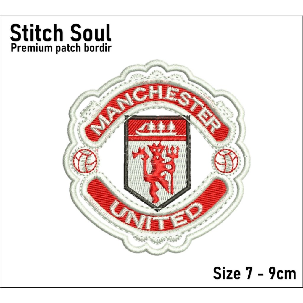 Emblem Patch Bordir MANCHESTER UNITED High Quality - stitchsoul