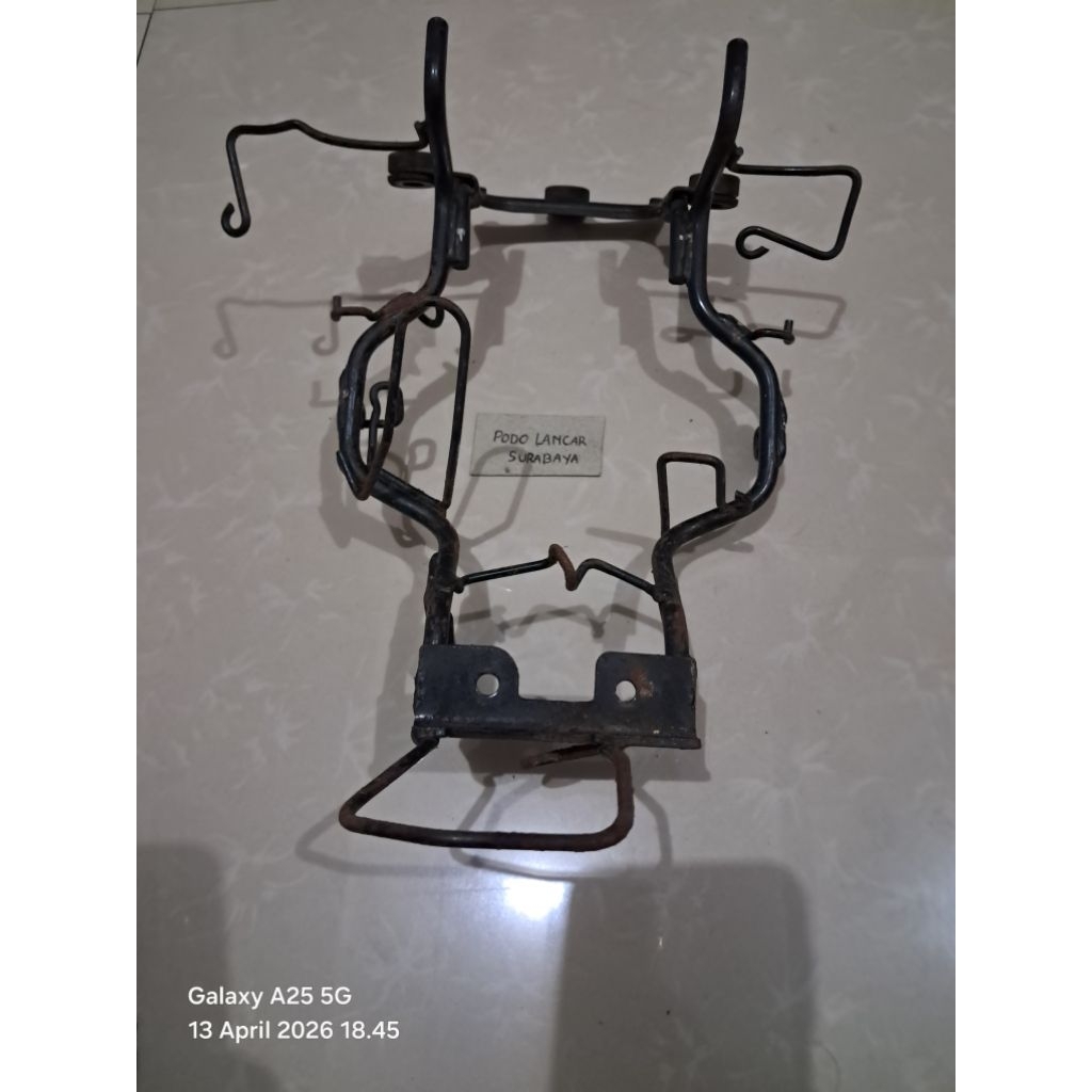 bracket dudukan headlamp lampu depan byson original