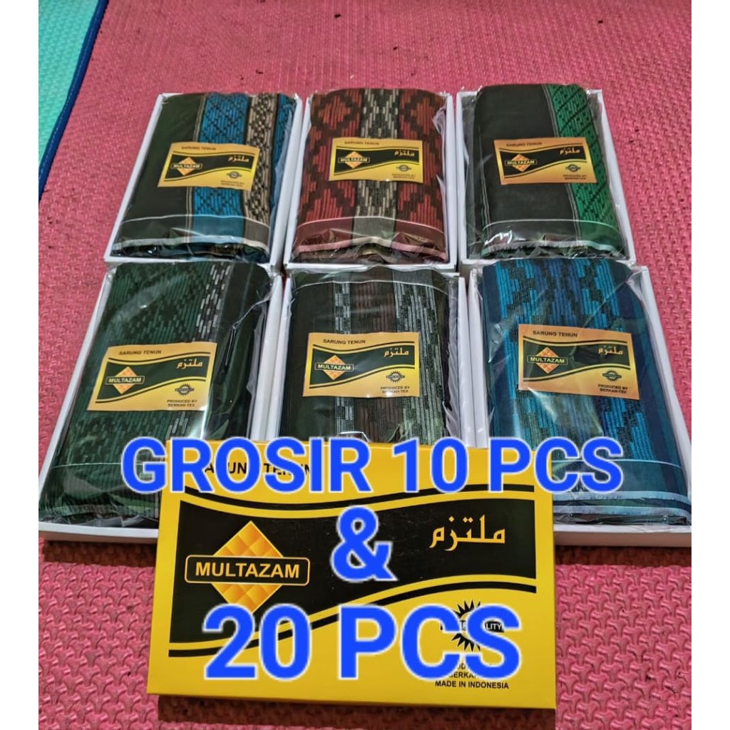 sarung tenun dewasa best seller Gajah unggul super dobby dan atlasan