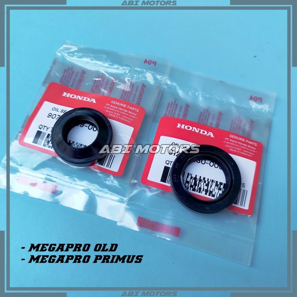 SEAL SIL RODA SET HONDA MEGA PRO LAMA OLD PRIMUS MEGA PRO KEH DEPAN BELAKANG KARET SEAL TROMOL VELK 