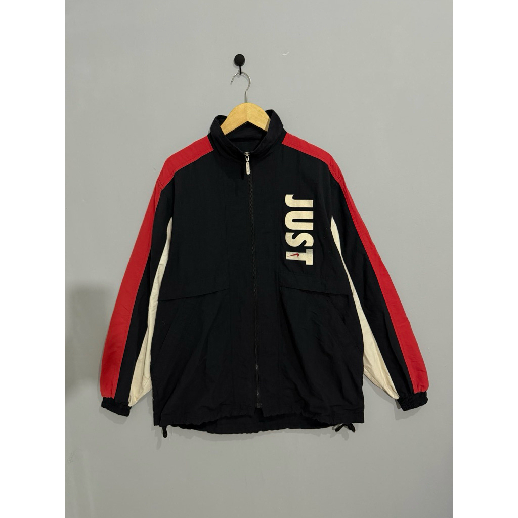 jacket windbreaker nike vintage 90s big logo just do it