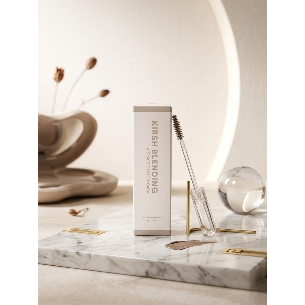 KIRSH BLENDING Art Sketch Brow Cara 4g Maskara Alis Natural Made in Korea