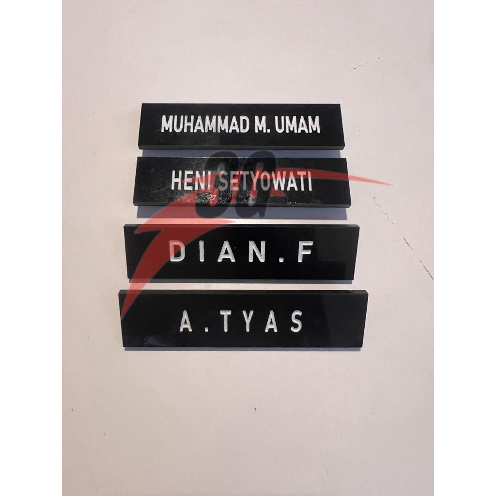 NAME TAG AKRILIK CUSTOM