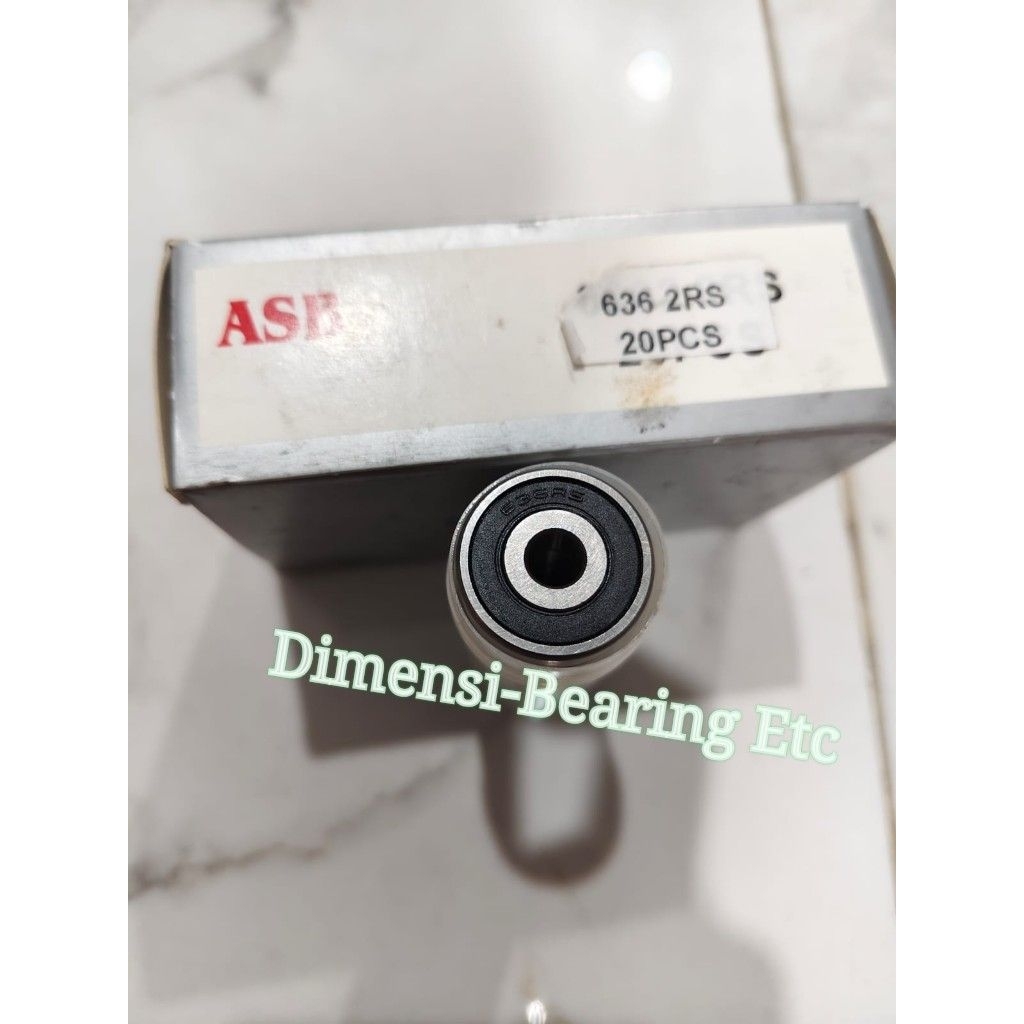 636 2RS ASB MINIATURE BEARING