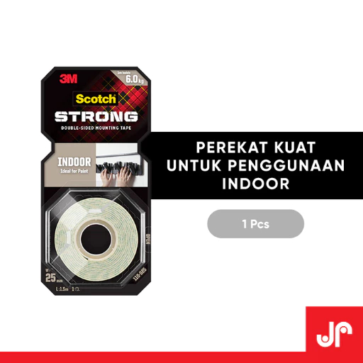 3M™ SCOTCH® DOUBLE SIDED MOUNTING TAPE STRONG MENAHAN HINGGA 2.8 KG-6 KG / DOUBLE TAPE DINDING KUAT