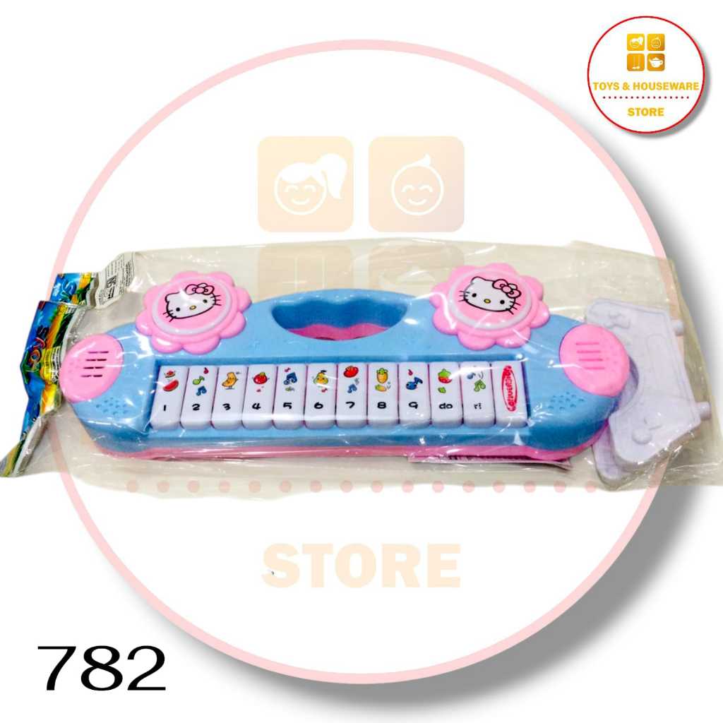 Mainan Musik Piano Anak Hello Kitty Berbentuk Mini Keyboard/Piano Mini // 782