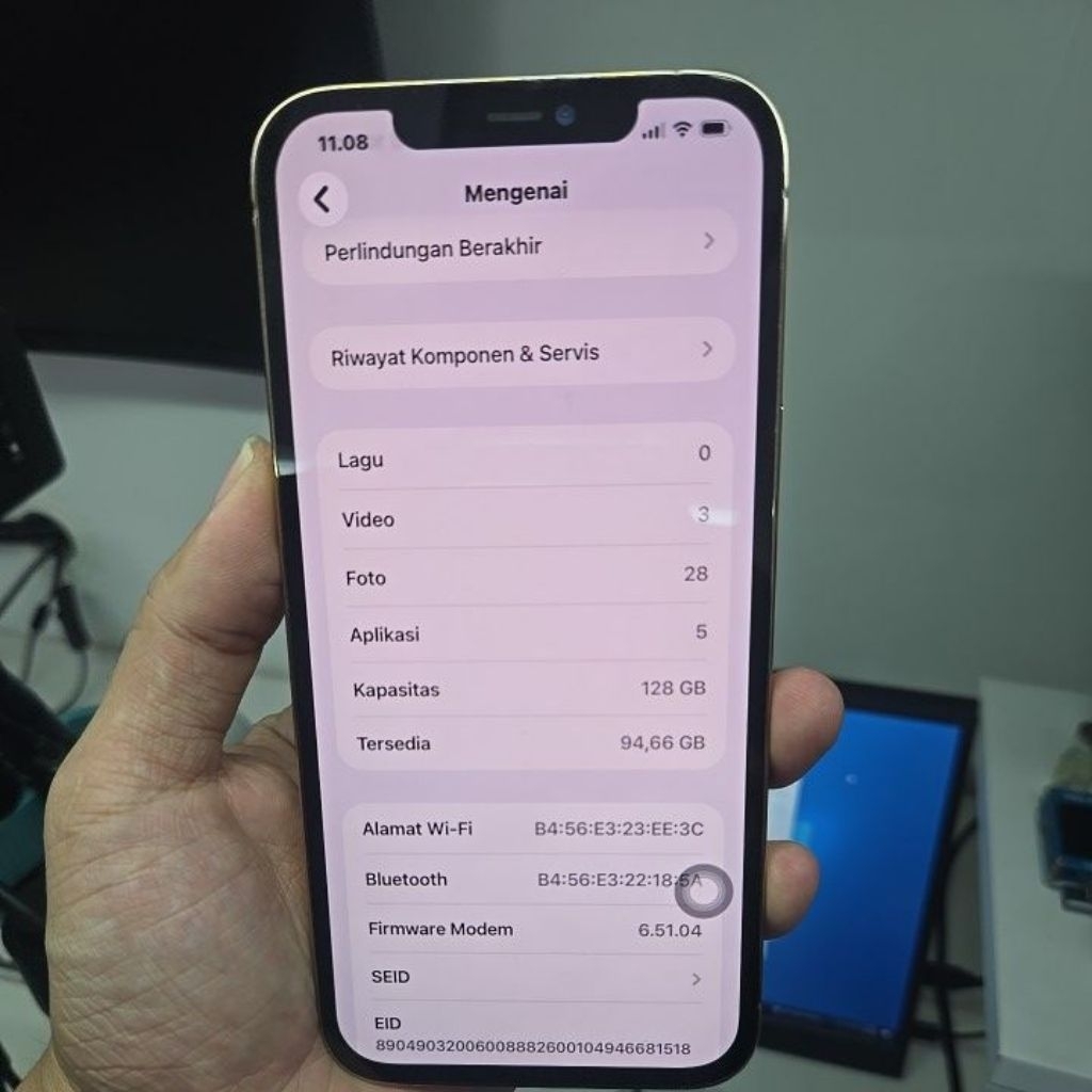 MESIN IPHONE 12 PRO MAX 128 INTER ALL OPERATOR NORMAL TESTED