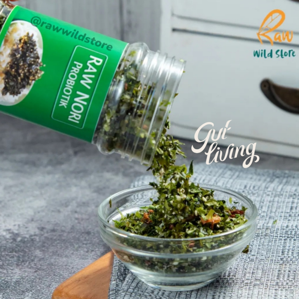 Raw Nori Probiotik Rumput Laut Tabur Raw Wild Non MSG