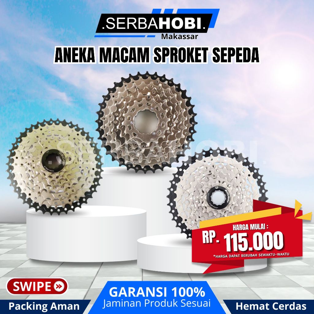 Aneka Macam Sproket Sepeda/Akseosris Sepeda/Perlengkapan
