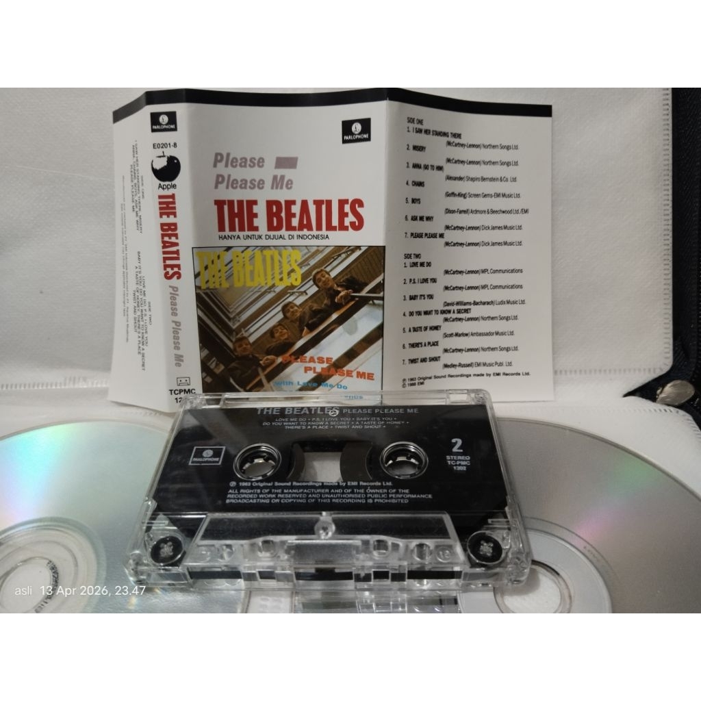 kaset pita THE BEATLES // please please me (original, mulus, vgc)