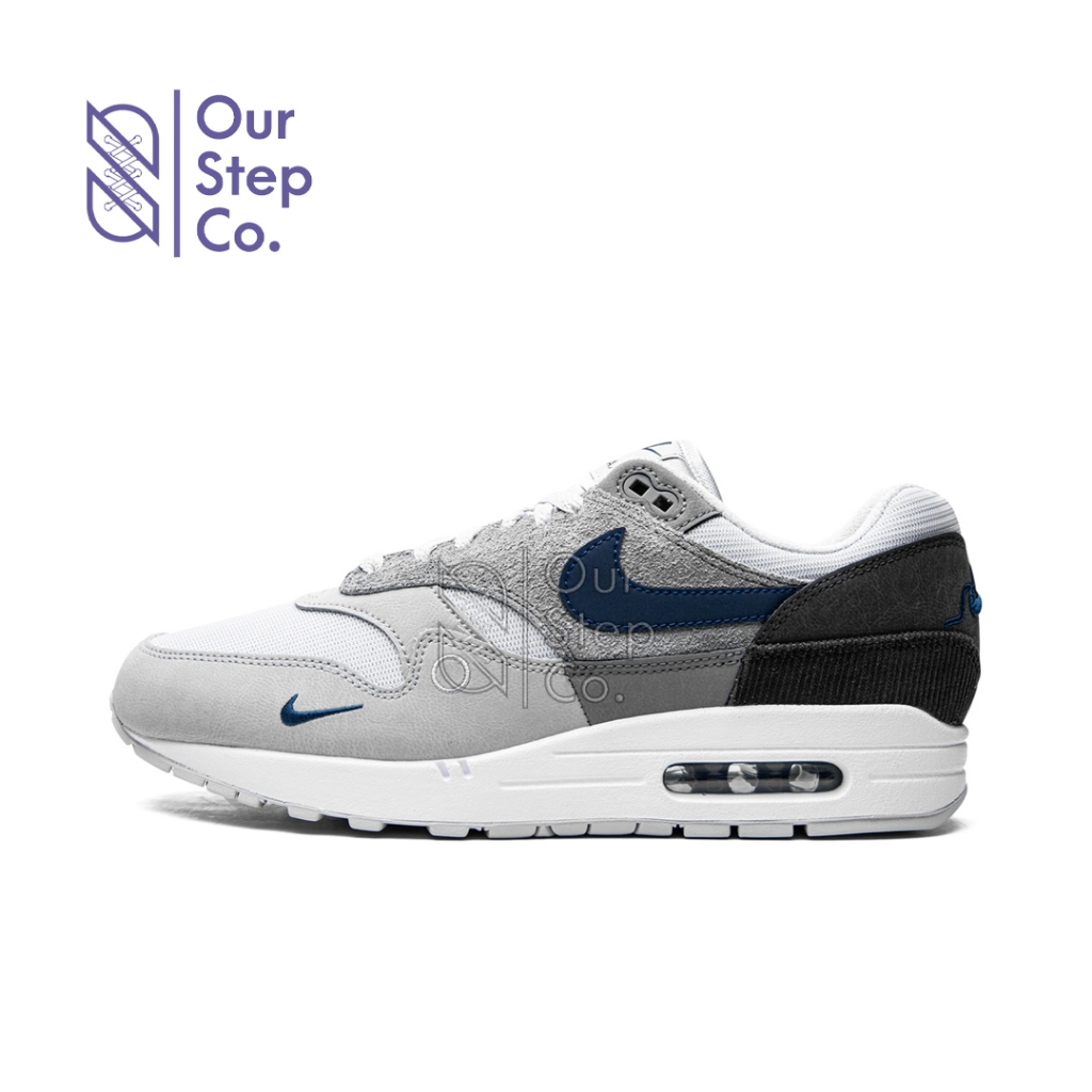 Sepatu Nike Air Max 1 City Pack London Grey Blue Original BNIB