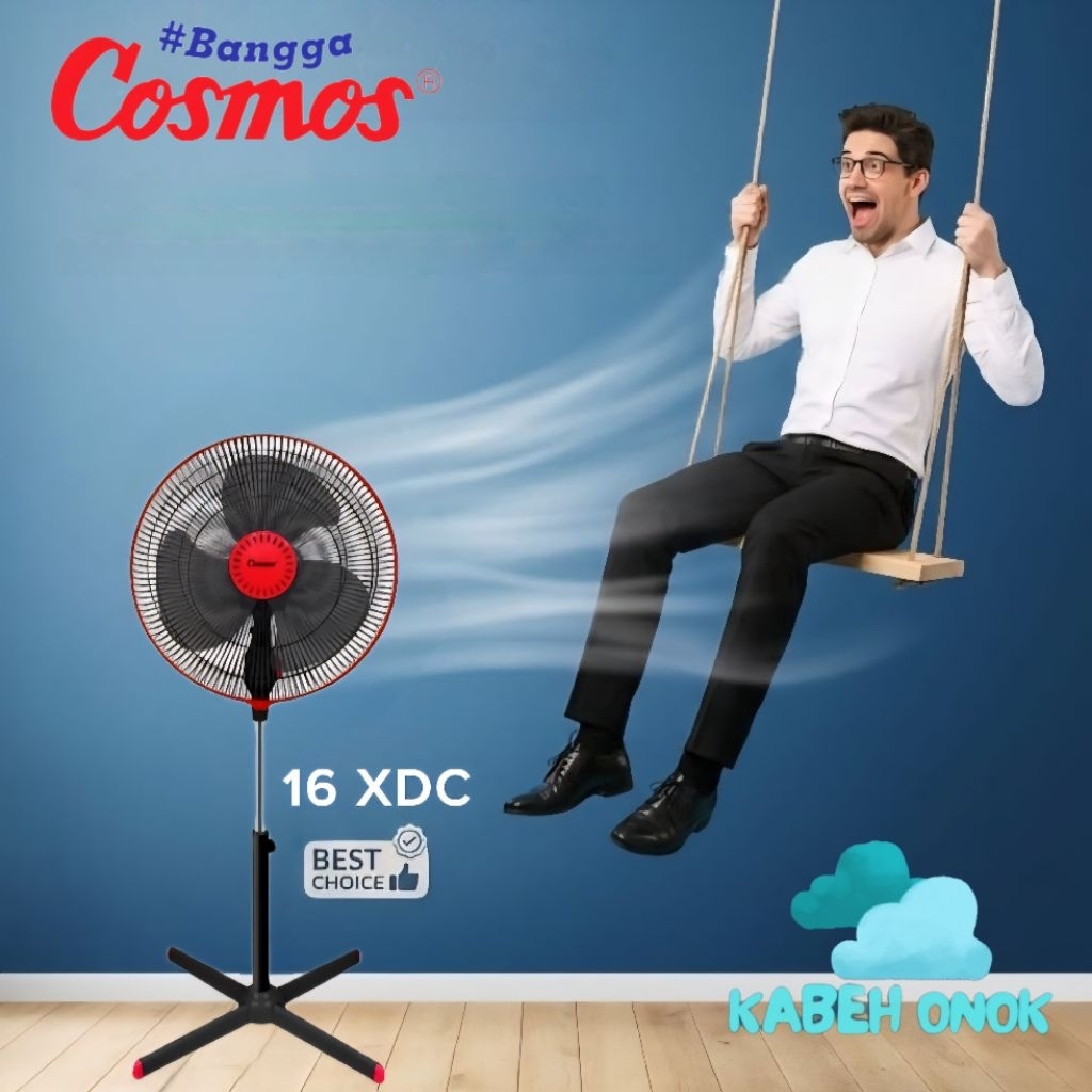 Cosmos Stand Fan 16 XDC 16 Inch / Kipas Angin Berdiri Cosmos 16-XDC / Cosmos 16 XDC
