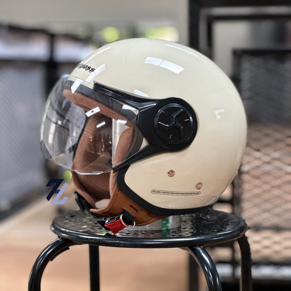 HELM BOGO HIJAB original merek HNL free sticker CARGLOSS
