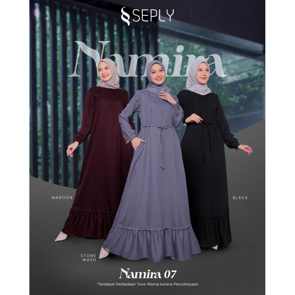 Gamis Seply Namira 07/Seply Gamis Namira 07/Namira 07 Seply/Seply Namira Series/Gamis Polos/Gamis Se