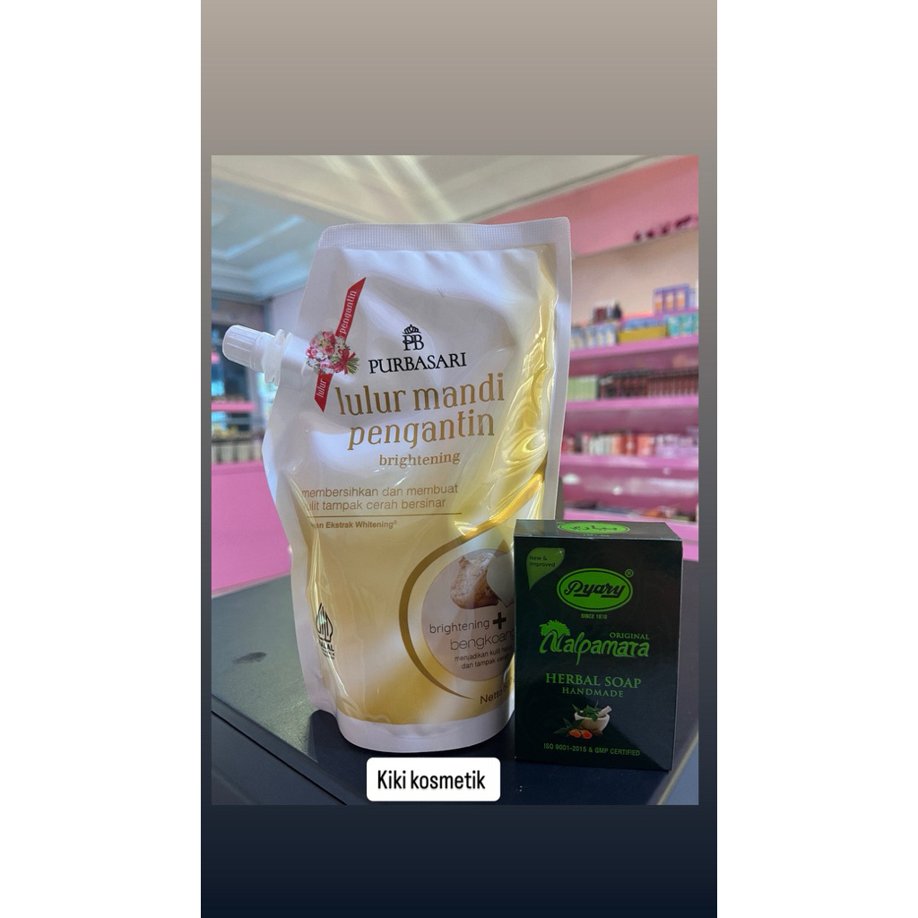 Lulur pengantin Purbasari  + Sabun Nalpamara