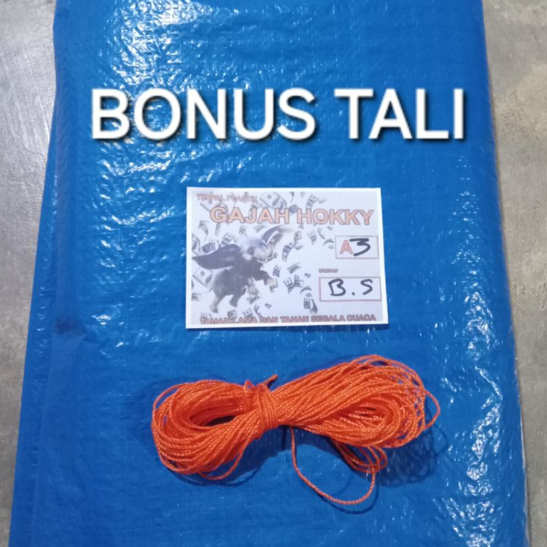 Terpal Tenda 2x9 A3 Terpal Jemur Padi Terpal Serbaguna