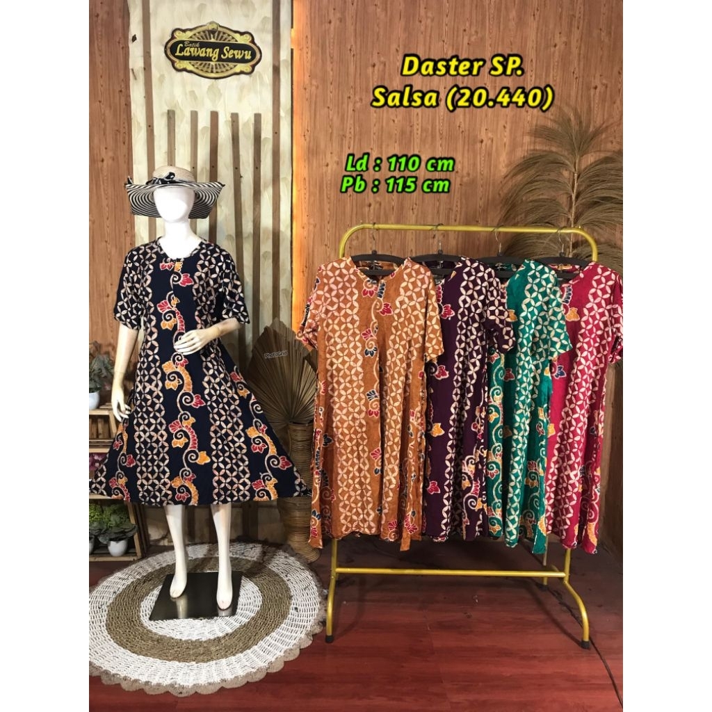 Lawang Sewu Daster Premium Home Dress Batik Cap Katun Halus