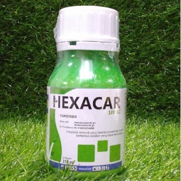 Fungisida Hexacar 100SC 250 ml bahan aktif Heksakonazol  dan Karbendazim
