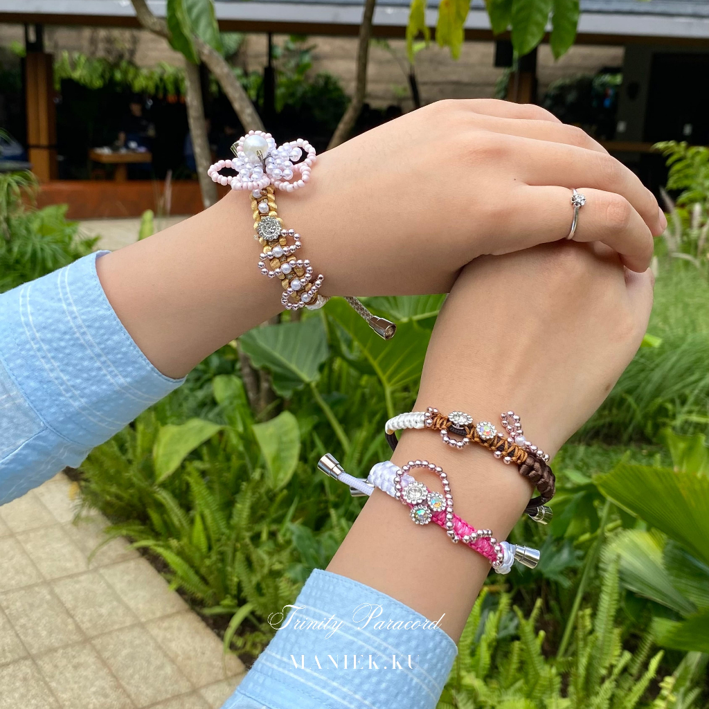 MANIEK.KU Trinity Paracord Bracelet | gelang paracord | gelang tali | gelang aesthetic | gelang lucu