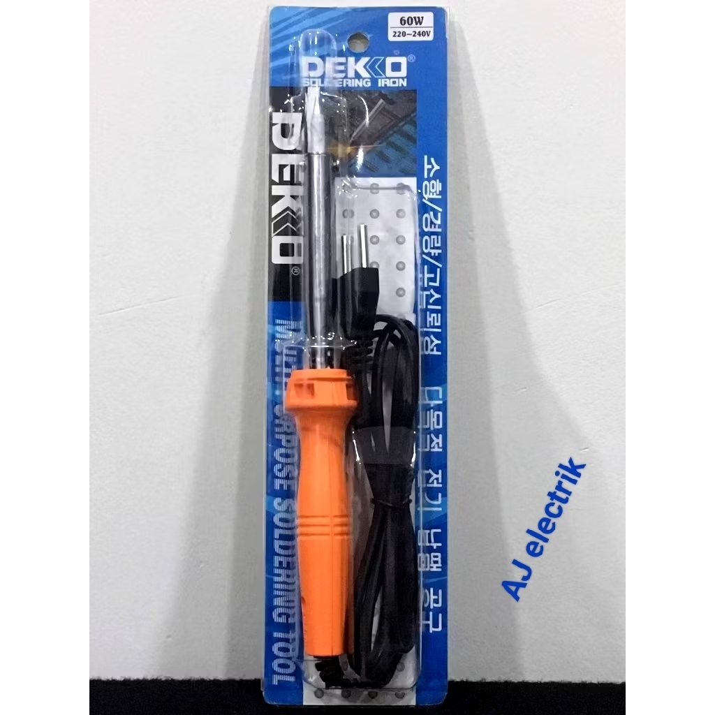 Solder Listrik Deko 60 Watt. Cepat Panas. Kualitas Bagus Solder 60 W Deko Asli