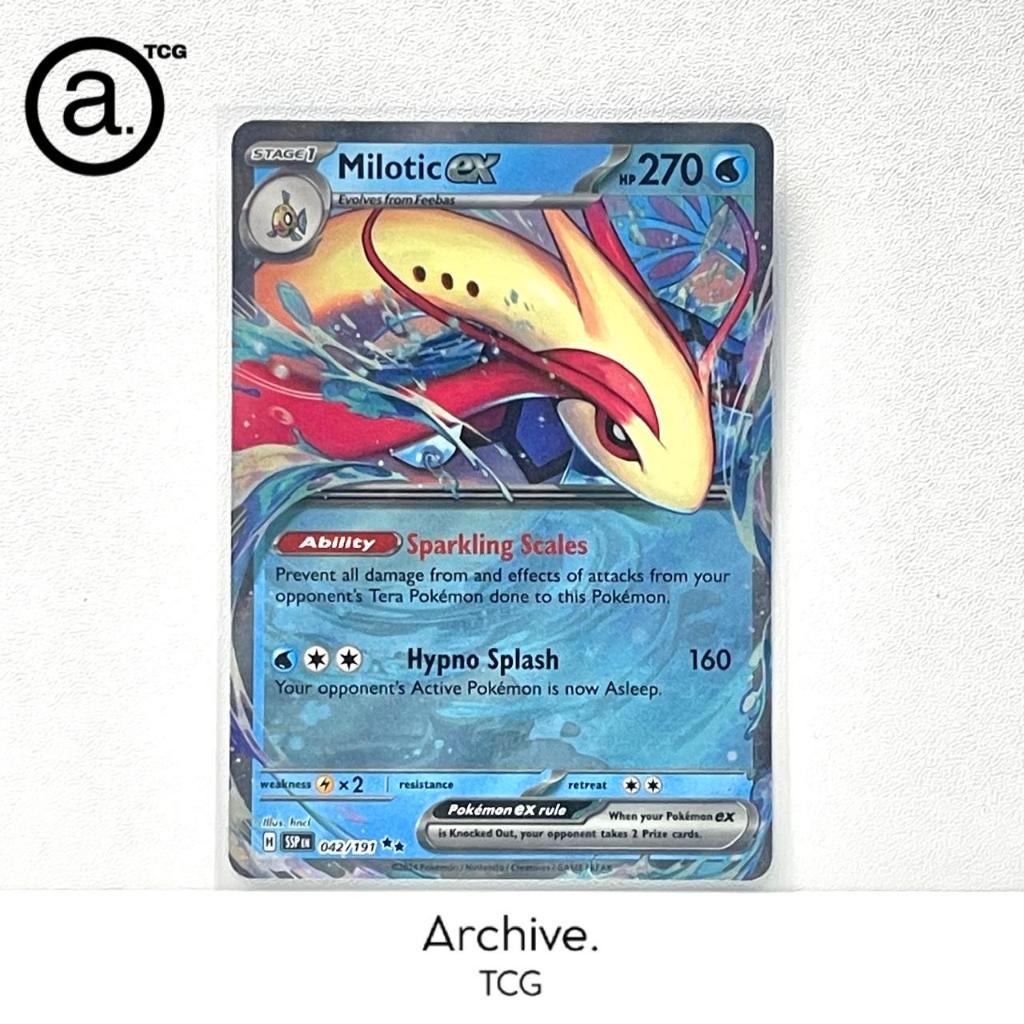 Milotic ex RR (042/191) Pokemon English ~ Surging Sparks (SSP)