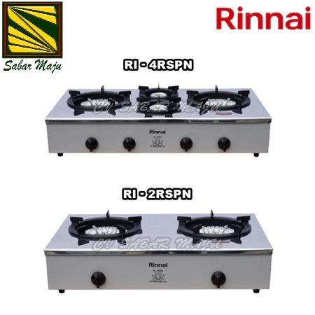 Rinnai Kompor Gas Komersial 2 Tungku Besar RI2RSP RI2RSP RI 2 RSP dan 4 Tungku RI4RSP RI4RSP