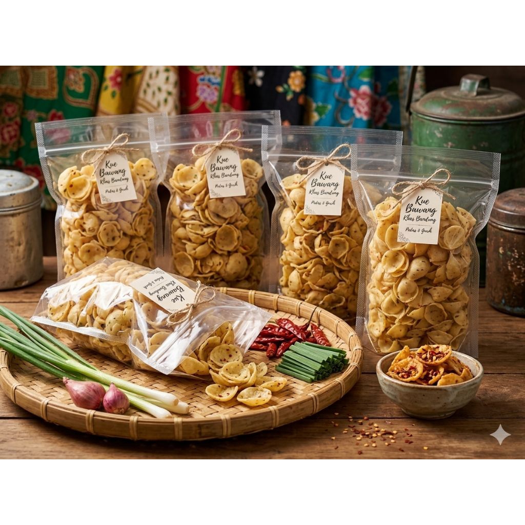 KUE BAWANG ISI 200GR RASA ASIN GURIH kue stik bawang Kue kering khas lebaran  oleh oleh bandung