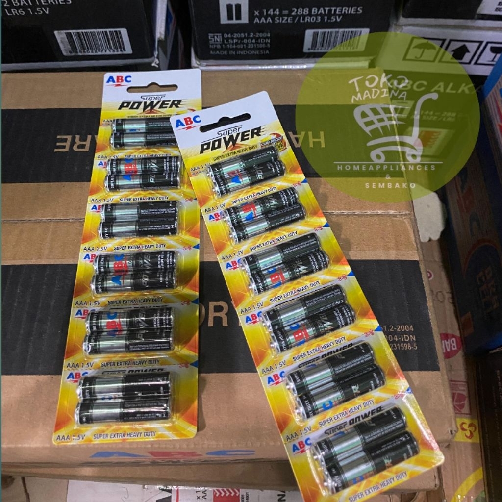 Baterai ABC R03 SPW | ABC Superpower AAA | ABC A3 | Baterai remot