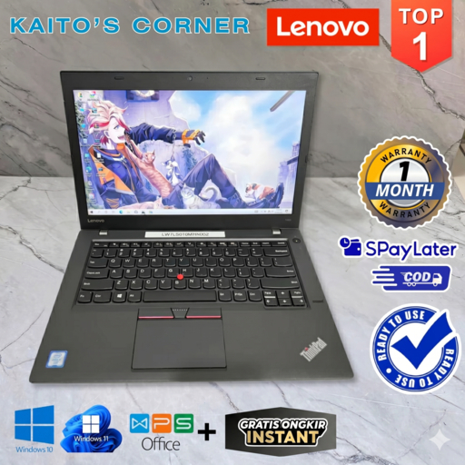 [Bekas] Laptop Lenovo Thinkpad T460/T460S Core i5/i7 - Layar 14" SECOND BERKUALITAS GARANSI ORIGINAL