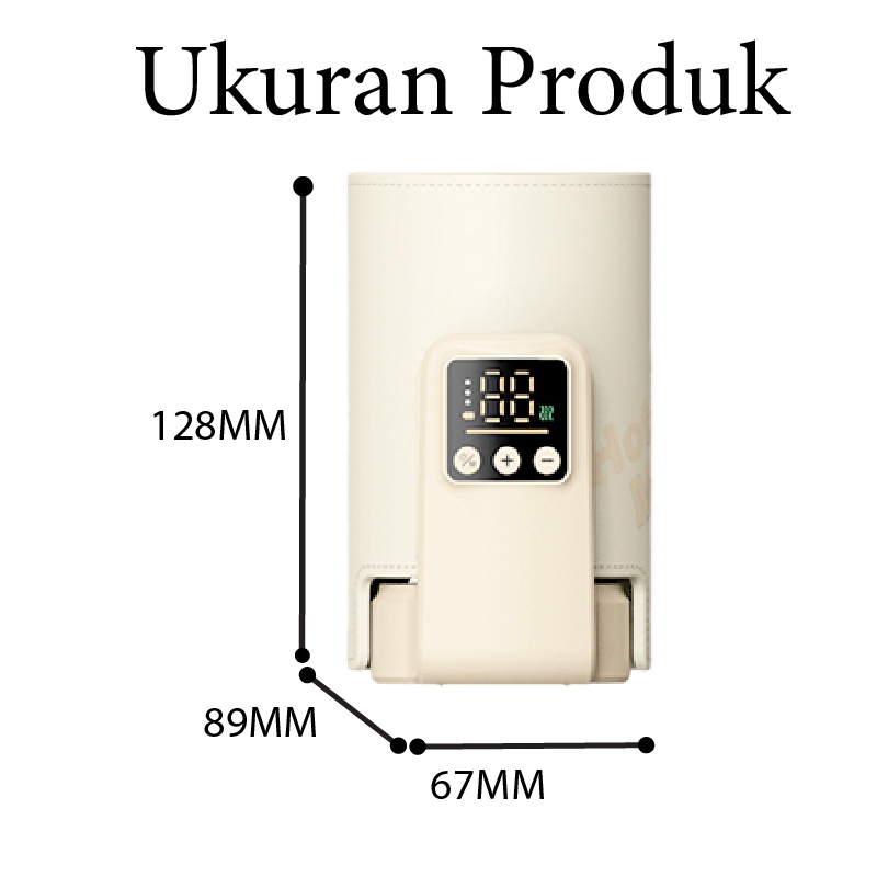 KZLYPenghangat Asi Portable Bottle Baby Warmer Dengan Baterai Charge Type C Pemanas Asi Penghangat