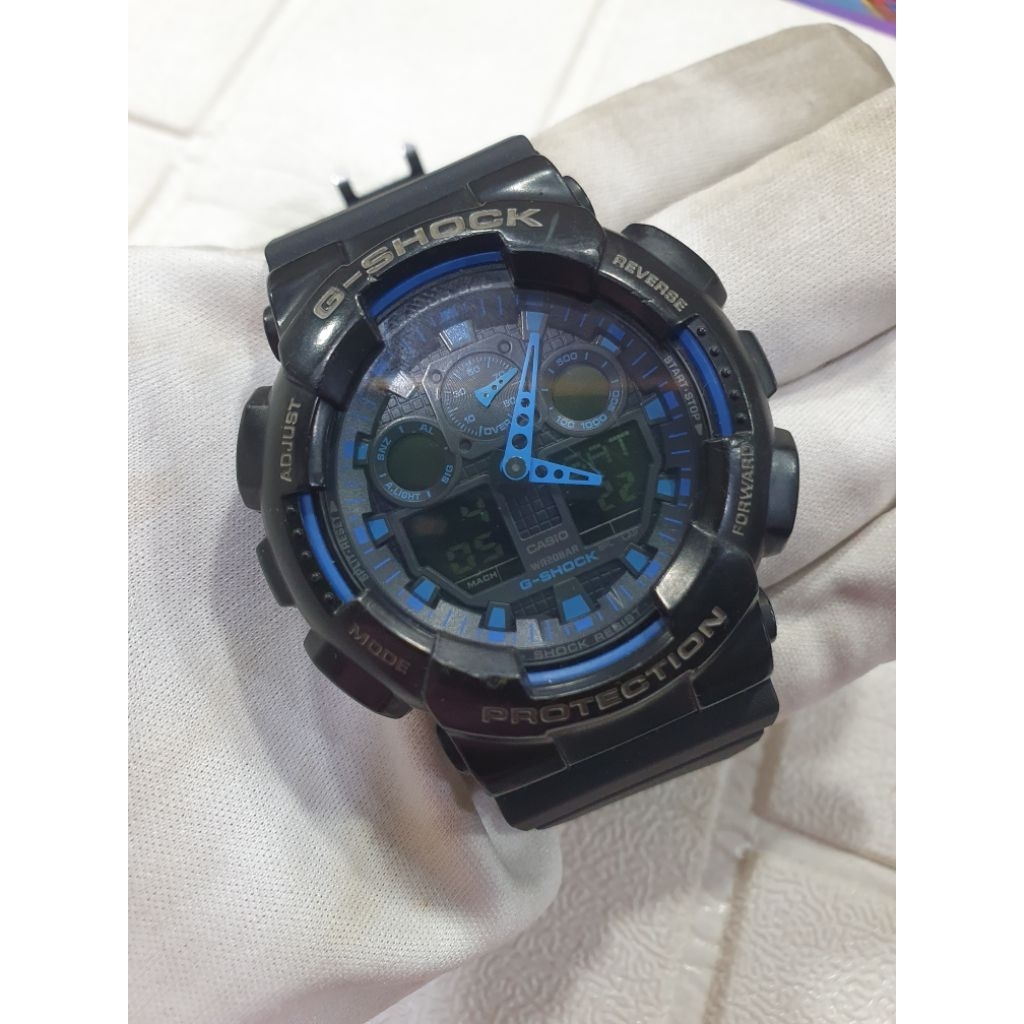 Jam G-Shock GA100 Original Pria Preloved