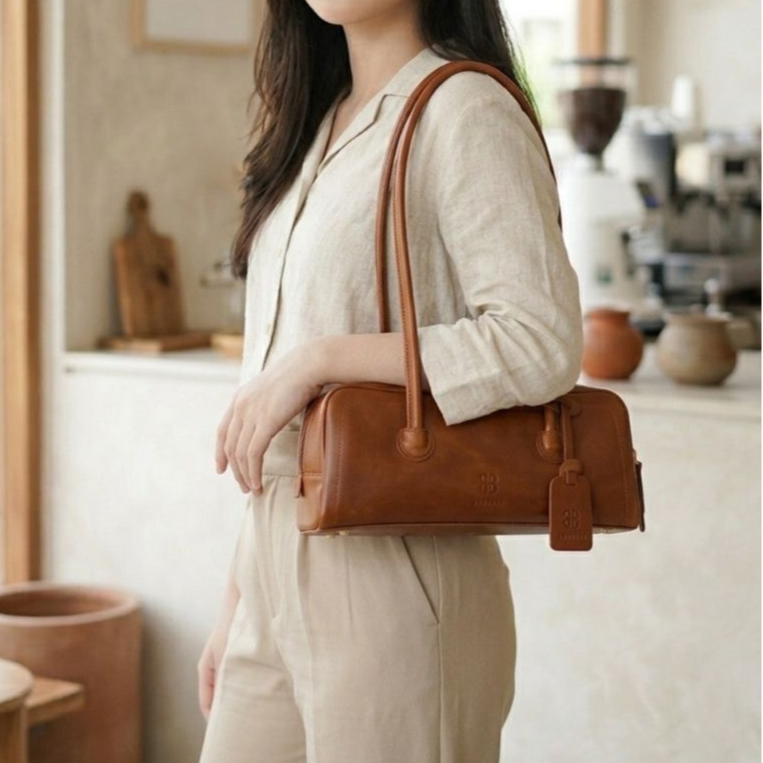 Tas Tote Bag wanita Abekani Clara Bag Leather bag wanita leather premum kulit sapi asli