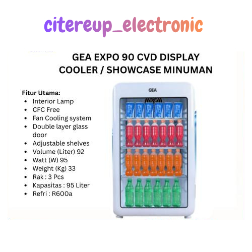 GEA Showcase EXPO 90CVD Showcase Mini Portable