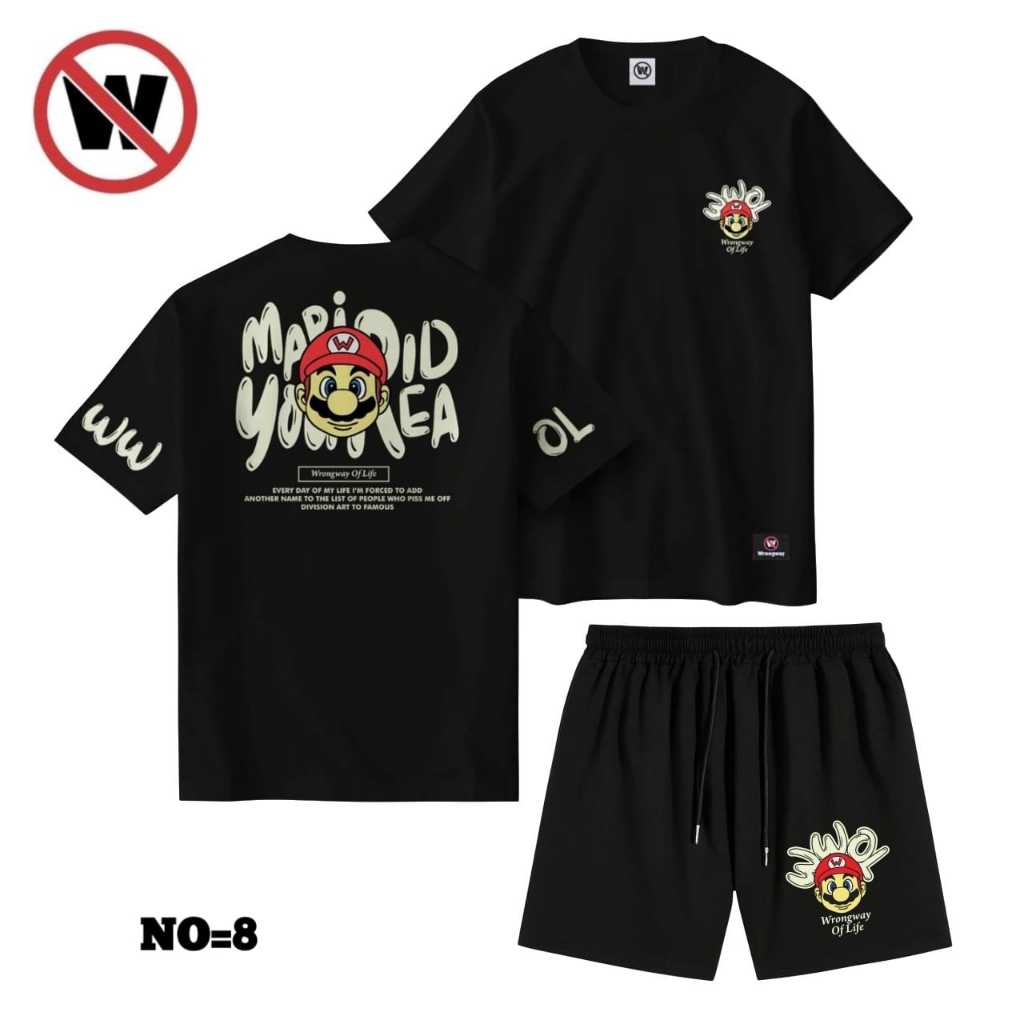 Setelan kaos anak cowok Umur 8 sampai 16 tahun