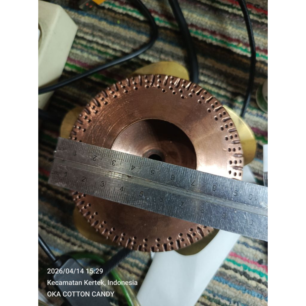 Tungku Twister bahan tembaga untuk mesin arumanis karakter anti gagal