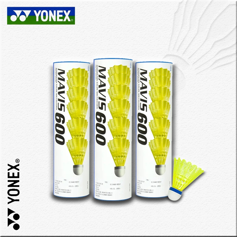 YONEX.ID Nylon YONEX Ball Shuttlecock MAVIS 600 Badminton Shuttlecock Play Stability Training Outsid