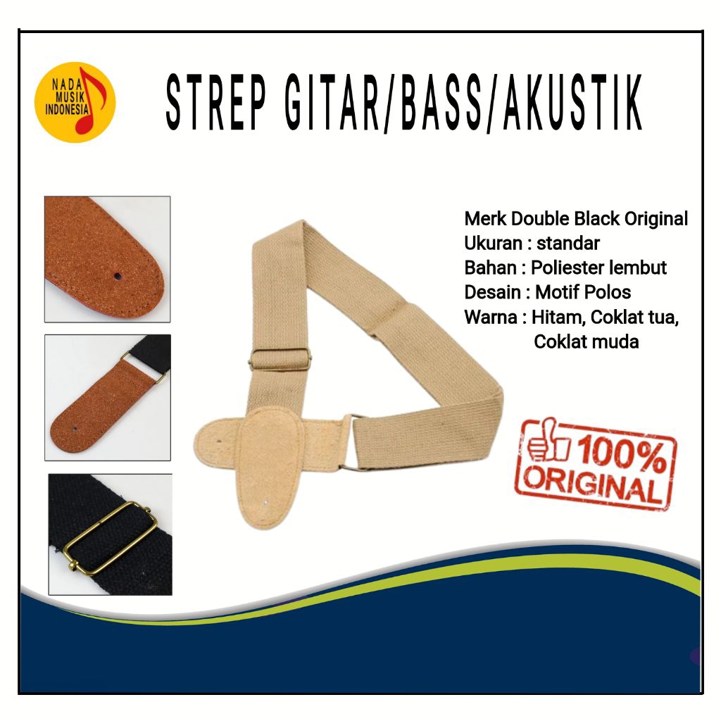 Strep gitar akustik/elektrik/bass original elegend