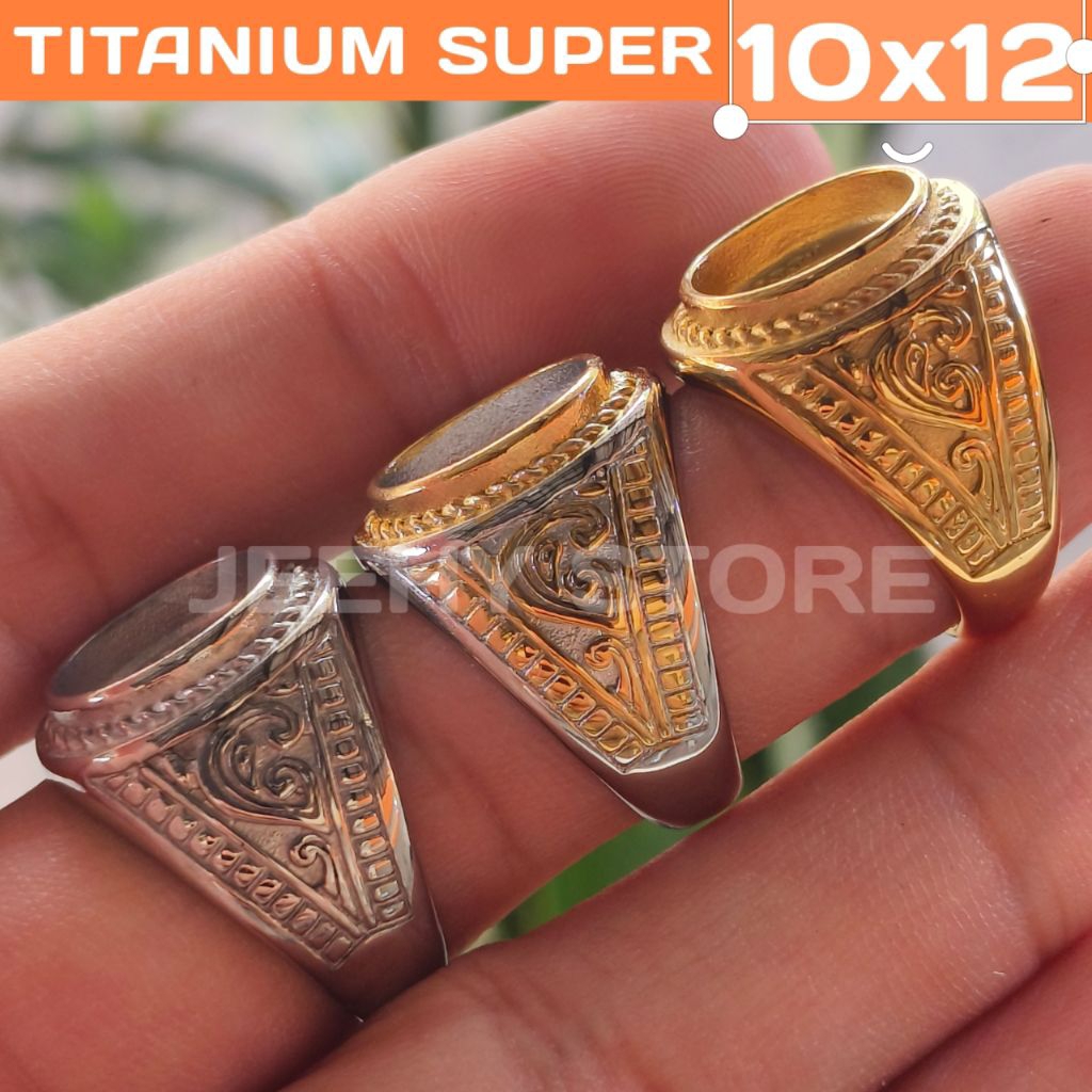 RING CINCIN TITANIUM SUPER UKIRR 10x12