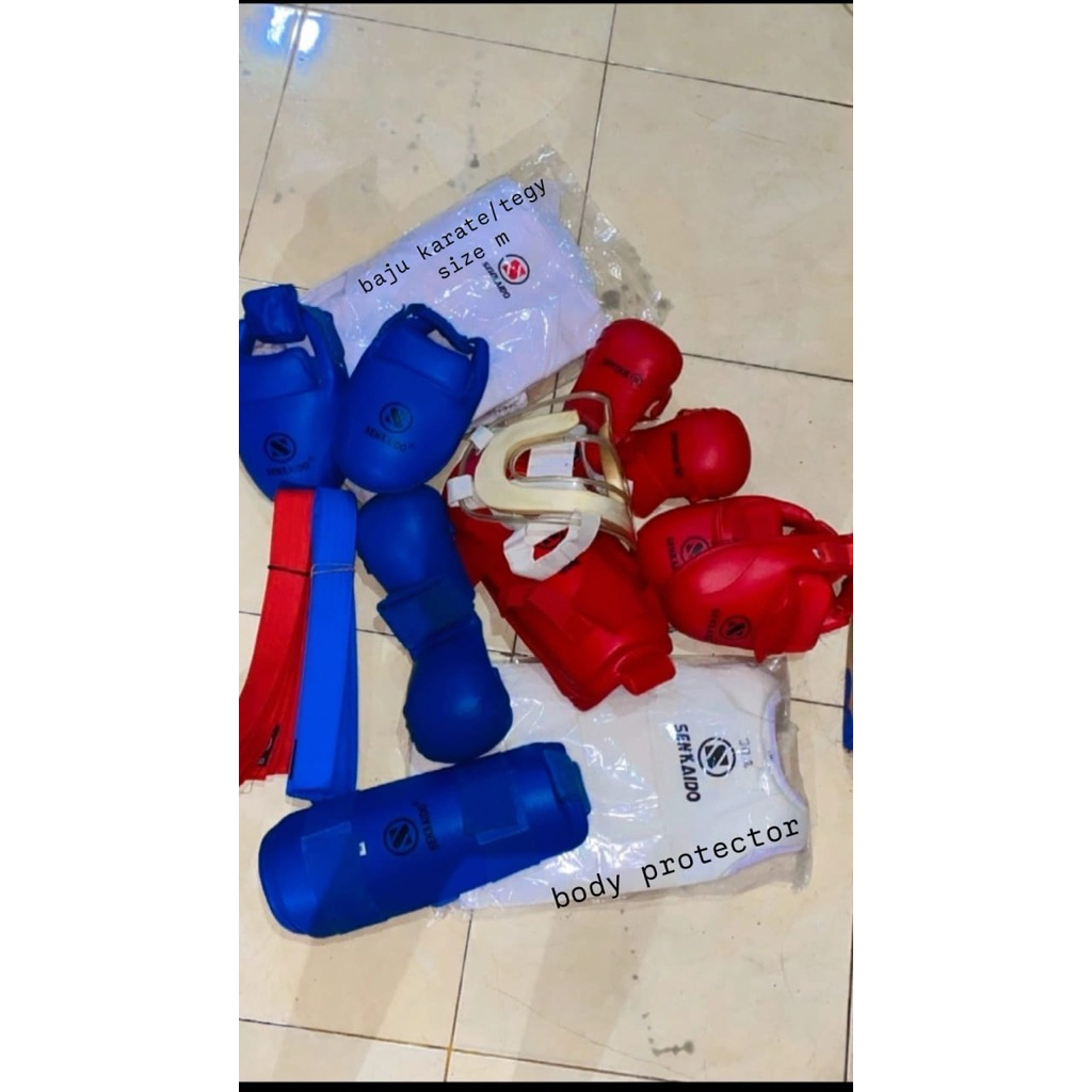 alat kumite senkaido + baju kata senkaido