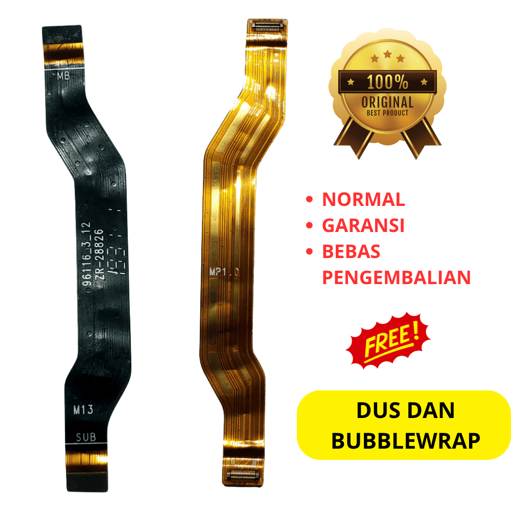 flexible board samsung a10s ori copotan - small - soket m15 - papan cas A107 - flexible ui - origina