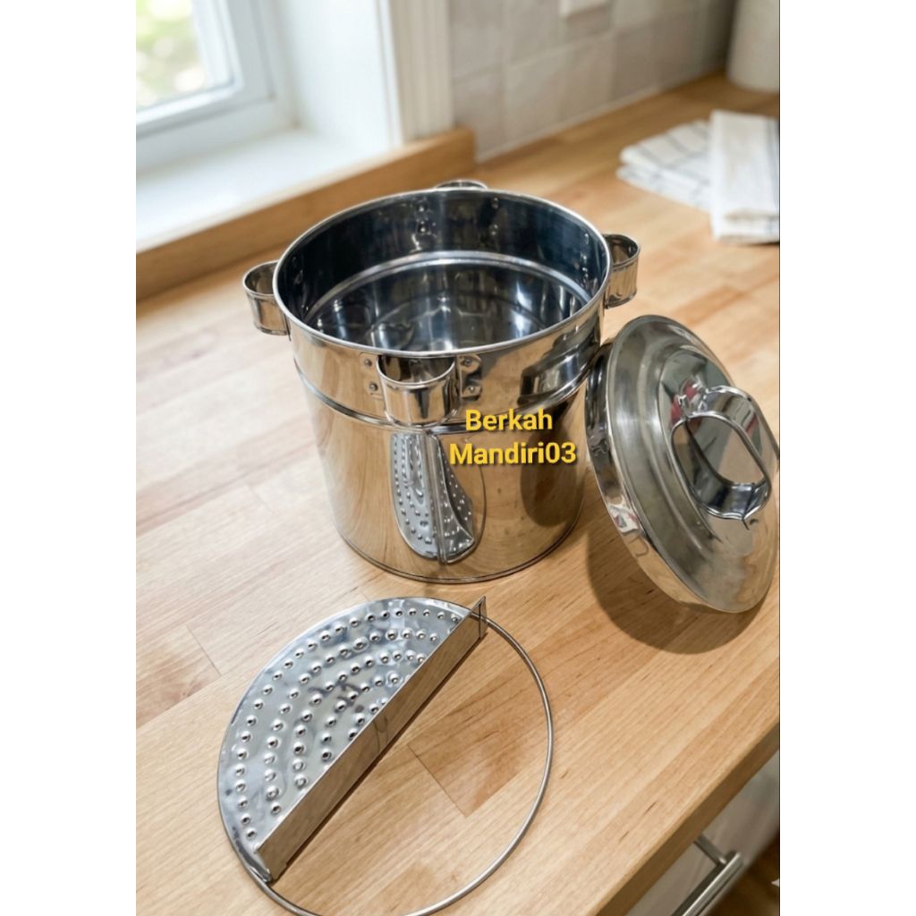 Panci Baso Malang Uk 35-24Cm - Panci Bakso - Panci Cilok - Panci Bakso Stainless - Tong Bakso