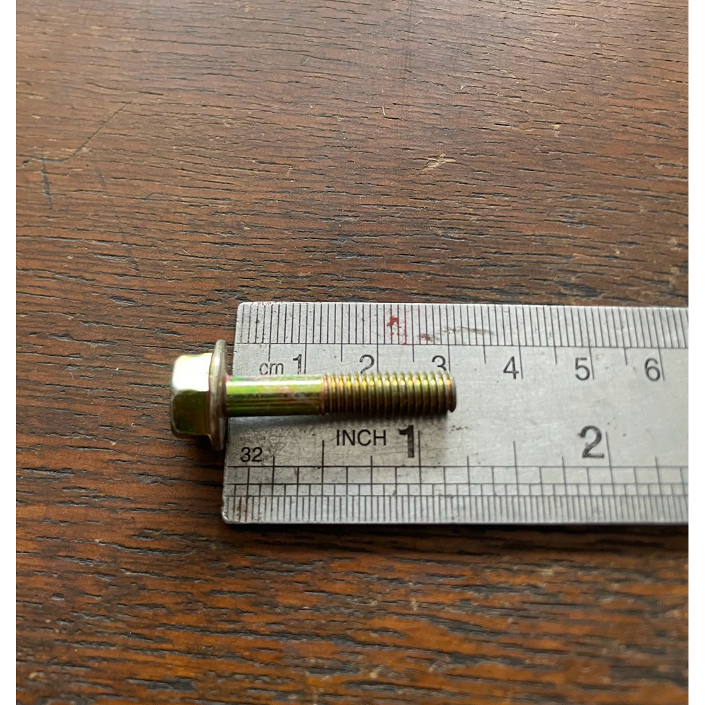 Baut Flange Bolt / Baut Flange /Ukuran M6x30 K10