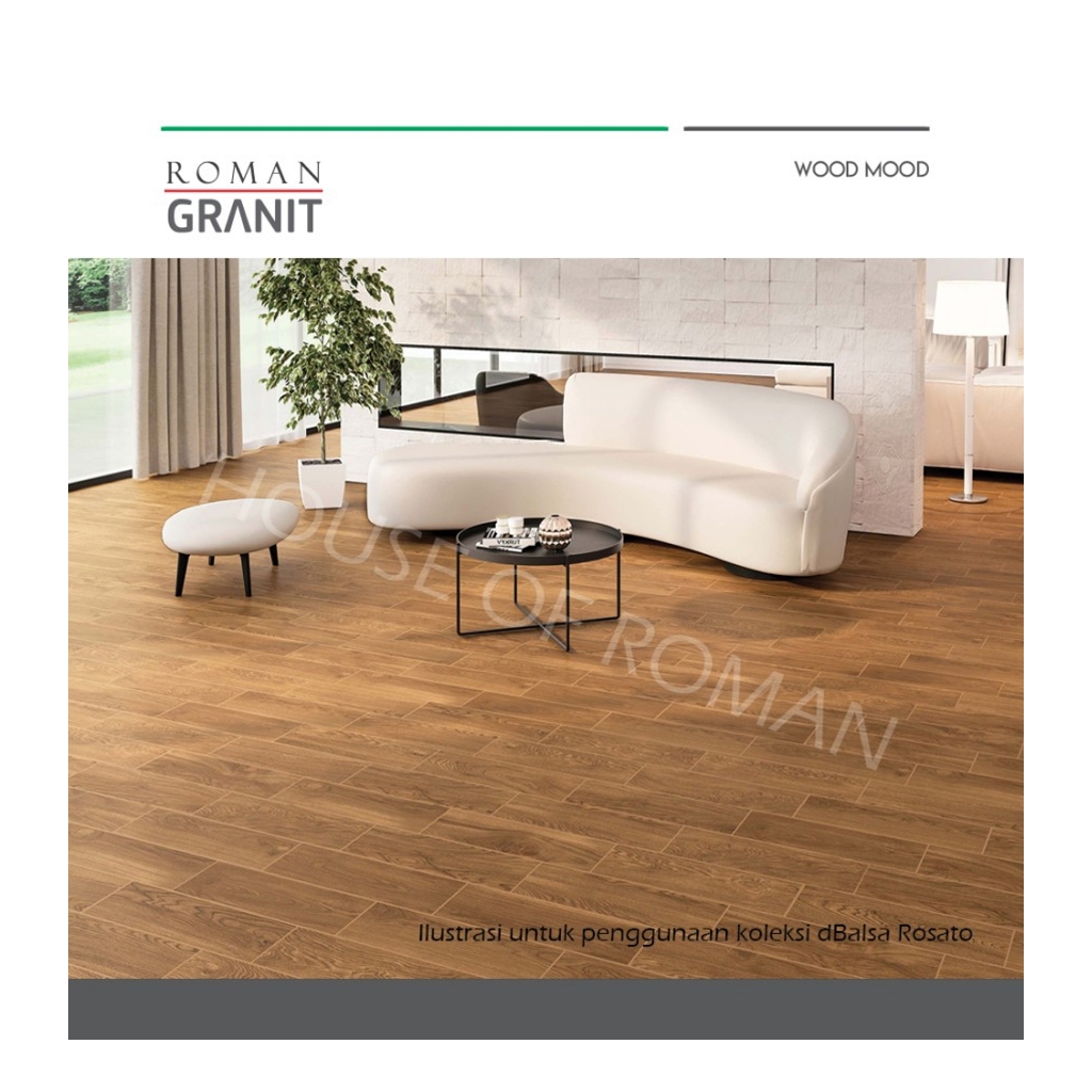 ROMAN GRANIT GT612204R dBalsa Rosato 60x15 KW 1 per Box (Isi 12 Lembar / 1,08 m²) Preloved