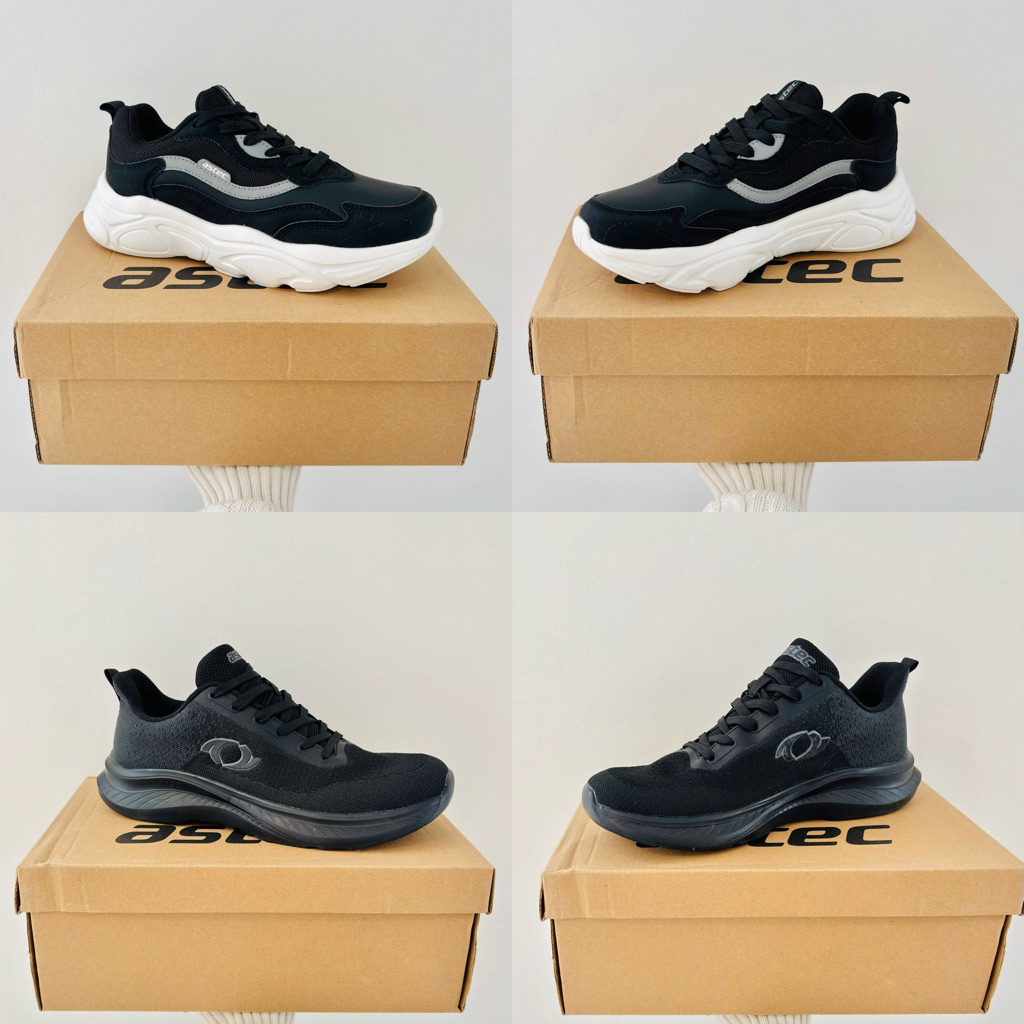 Sale Sepatu Astec Hitam Pria Wanita Original