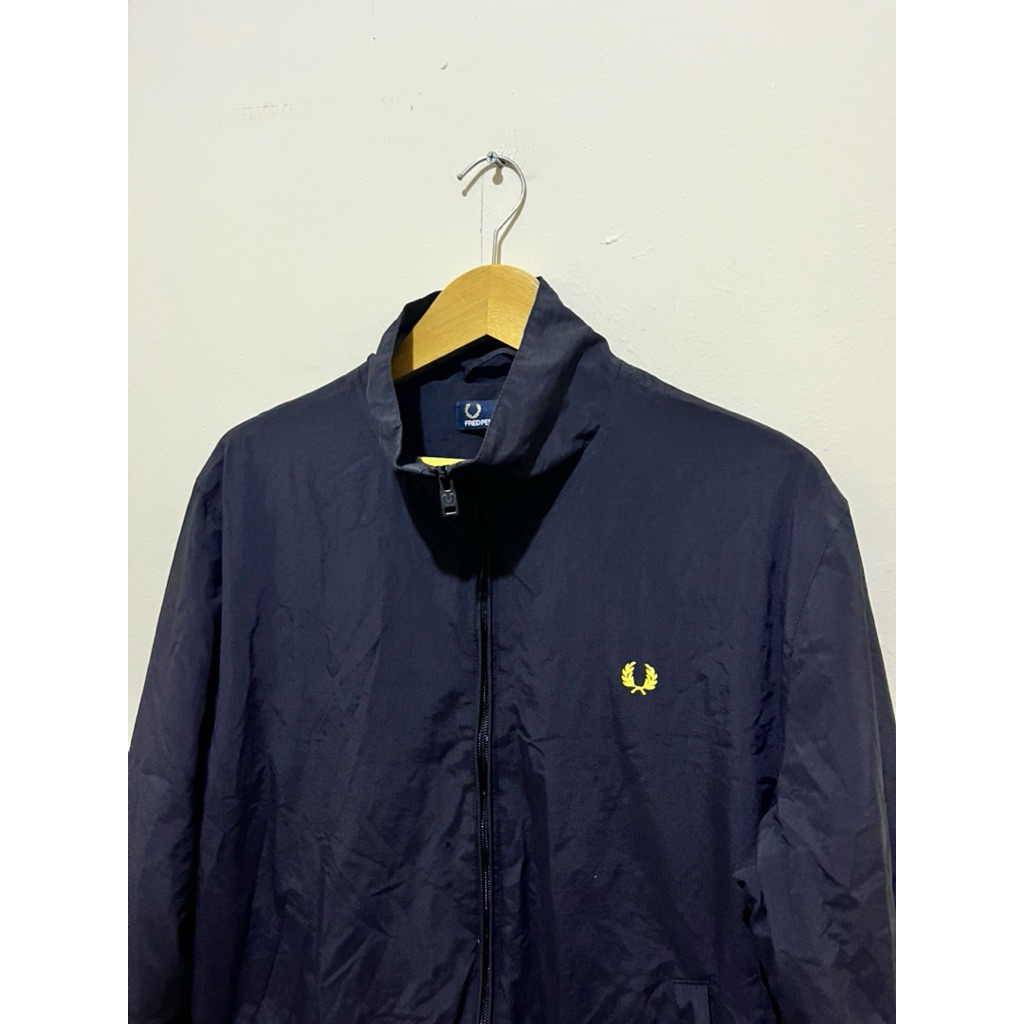 Jaket fred perry herington size M hitam second