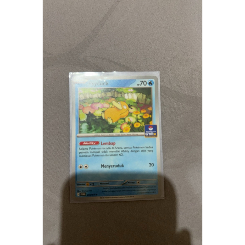pokemon card psyduck indo pokemon gym promo 255/sv-p