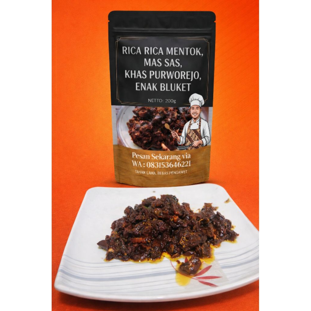 Rica rica mentok entok entog enak bluket 200 gram