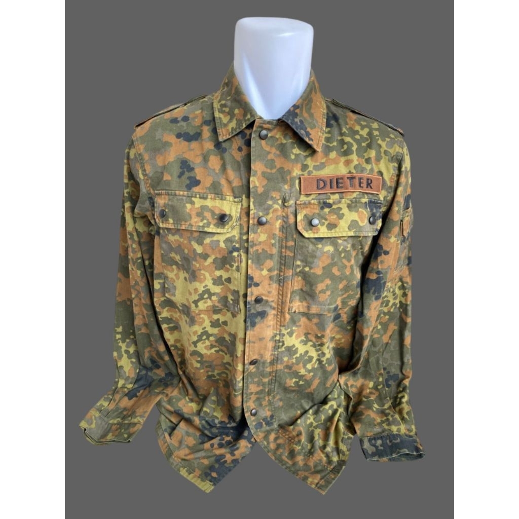 Kemeja BDU Camo Loreng Flecktarn Tentara Jerman Army Original (39)