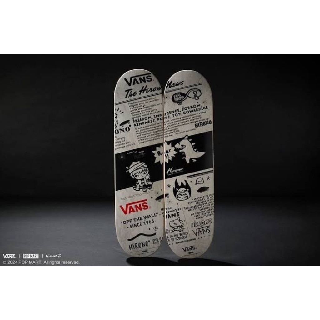 POPMART Hirono Vans Ori Skateboard PM910